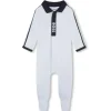 Hugo Boss Baby - Boy Polo Footie, Azul Claro Best