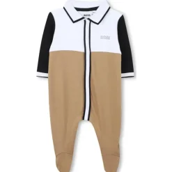 Hugo Boss Baby - Boy Polo Footie Beige Fashion