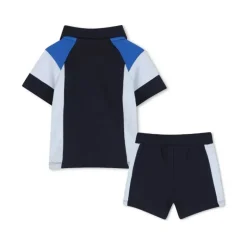 Hugo Boss Baby - Boy Set Polo & Shorts Light Blue & Navy Discount
