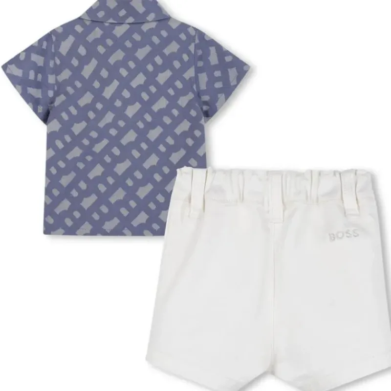 hugo_boss_baby__boy_shirt_SKUqmMV8v43_1.webp Hugo Boss Baby - Boy Shirt & Shorts Set, Blue Hot