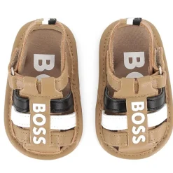 Hugo Boss Baby - Boy Shoes Sandals Beige With Logo Hot