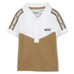 Hugo Boss Baby - Boy Short Sleeve Polo Beige Discount