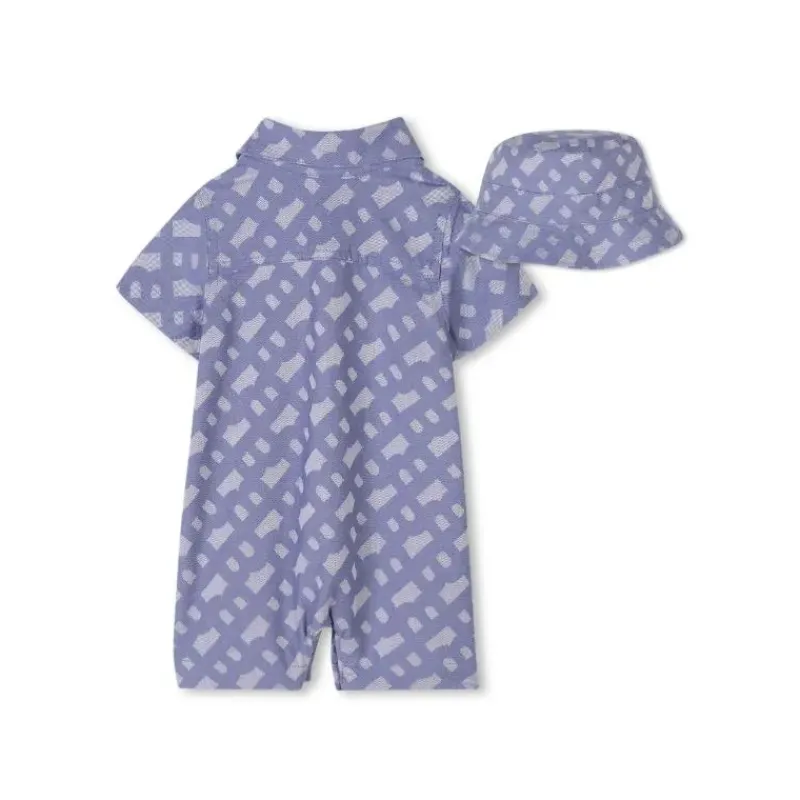 hugo_boss_baby__boy_short_SKUjEOgdGvJ_2.webp Hugo Boss Baby - Boy Short All In One & Bucket Hat, Blue Clearance