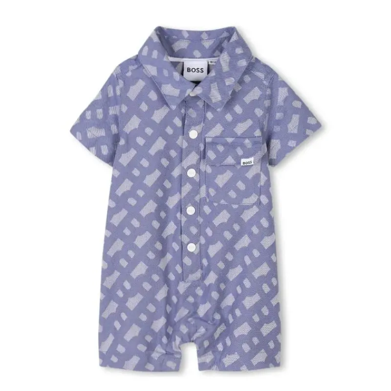 hugo_boss_baby__boy_short_SKUjEOgdGvJ_3.webp Hugo Boss Baby - Boy Short All In One & Bucket Hat, Blue Clearance