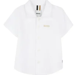 Hugo Boss Baby - Boy Short Sleeve Shirt, White Best