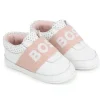 Hugo Boss Baby - Chinelos de couro de menina, brancos Discount
