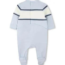 Hugo Boss Baby - Conjunto de Footie e Babador para Menino, Azul Claro Sale