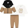 Hugo Boss Baby - Conjunto de algodão para bebê, marrom Outlet
