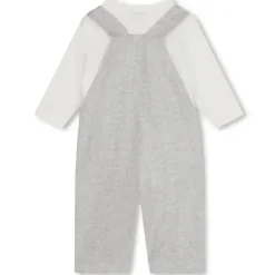Hugo Boss Baby - Conjunto de camiseta de manga comprida e macacão, cinza Hot