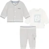 Hugo Boss Baby - Conjunto de lã estampada, cinza Best