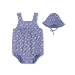 Hugo Boss Baby - Girl All In One & Hat, Blue Fashion