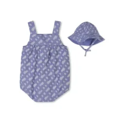 Hugo Boss Baby - Girl All In One & Hat, Blue Fashion