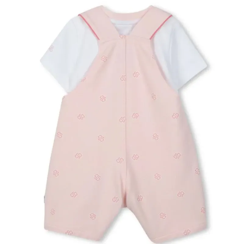 hugo_boss_baby__girl_dung_SKUy4nA3MPo_1.webp Hugo Boss Baby - Girl Dungarees & T-Shirt White And Pink Outlet