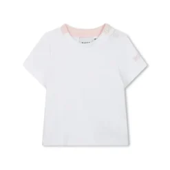 Hugo Boss Baby - Girl Dungarees & T-Shirt White And Pink Outlet