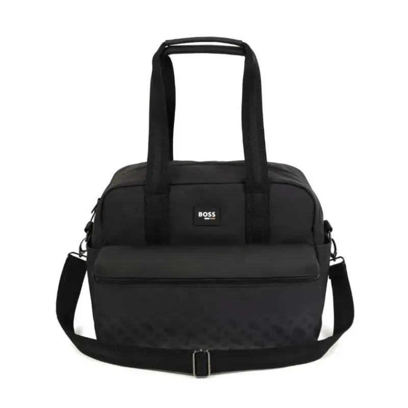 hugo_boss_baby__logo_patc_SKUAokkPu8D_0.webp Hugo Boss Baby - Logo Patch Changing Diaper Bag Black Fashion