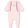 Hugo Boss Baby - Menina Manga Longa Footie, Rosa Fashion