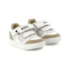 Hugo Boss Baby - Mini Me Sneaker Velcro Closure, White/Beige Best