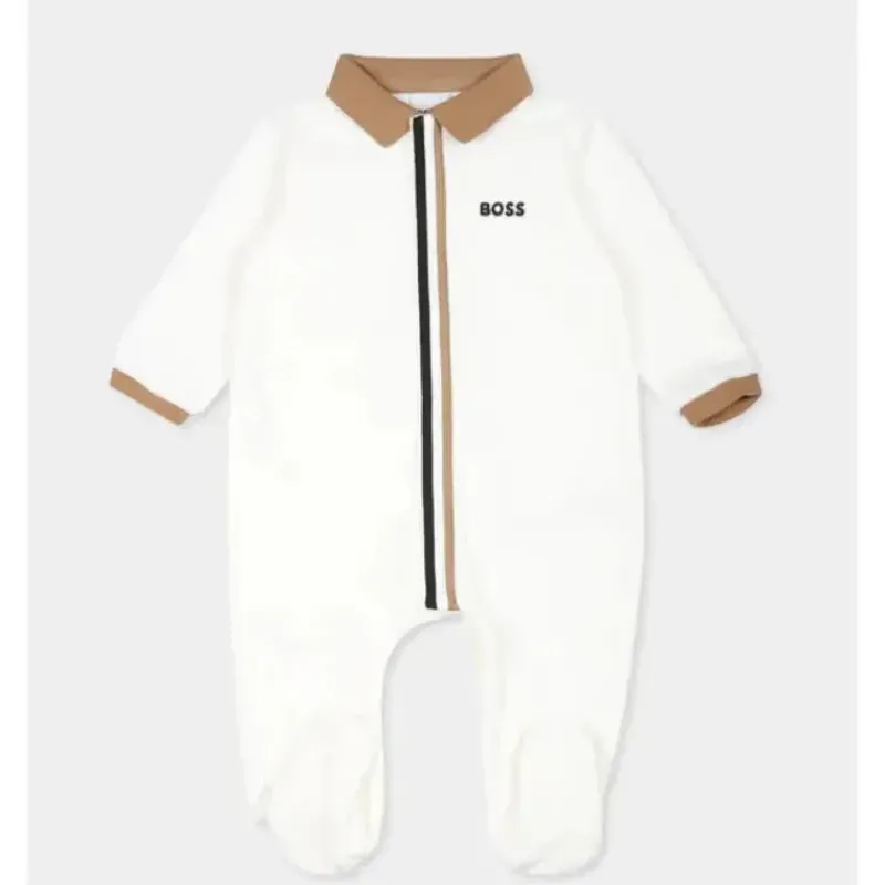 hugo_boss_baby__polo_foot_SKUWmdOtDON_0.webp Hugo Boss Baby - Polo Footie, Branco/Bege Outlet
