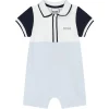 Hugo Boss Baby - Polo Pique Overall Pale Blue Sale