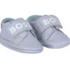 Hugo Boss Baby - Sapatos pré-walker com logotipo azul para meninos New