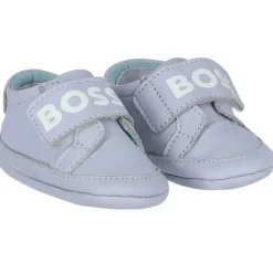 Hugo Boss Baby - Sapatos pré-walker com logotipo azul para meninos New