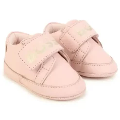 Hugo Boss Baby – Sapatos pré-walker com logotipo rosa para meninas Outlet