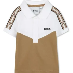 Hugo Boss Baby - Short Sleeve Polo Beige Outlet