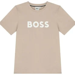 Hugo Boss Baby - Short Sleeves Tee-Shirt Boy Stone Clearance