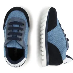 Hugo Boss Baby - Tênis jeans menino, azul marinho Outlet