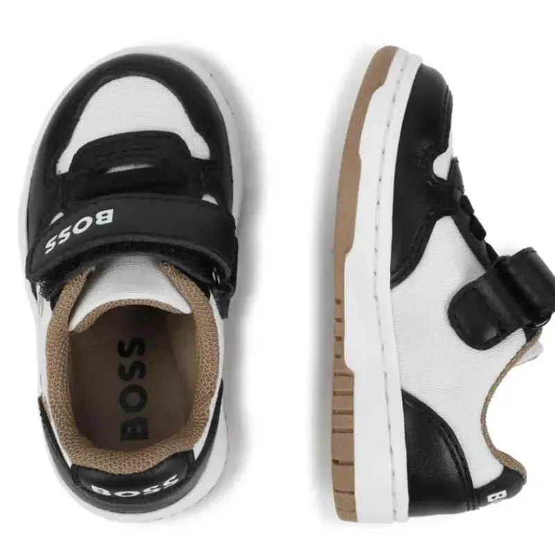 hugo_boss_baby__tnis_meni_SKU3qWguFRo_2.webp Hugo Boss Baby - Tênis Menino, Preto/Bege Best