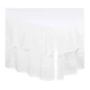The Peanut Shell Ilhós Farallon Dust Ruffles, Floral Branco Fashion