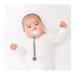 Infantino - All-In-One Pacigrip Silicone Holder 2Pk, Sage Green Fashion