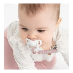 Infantino - All-In-One Pacigrip Silicone Holder 2Pk, Dusty Rose Discount