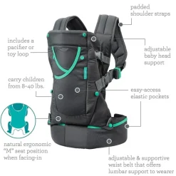 Infantino - Carry On Active Multi-Pocket Carrier Hot