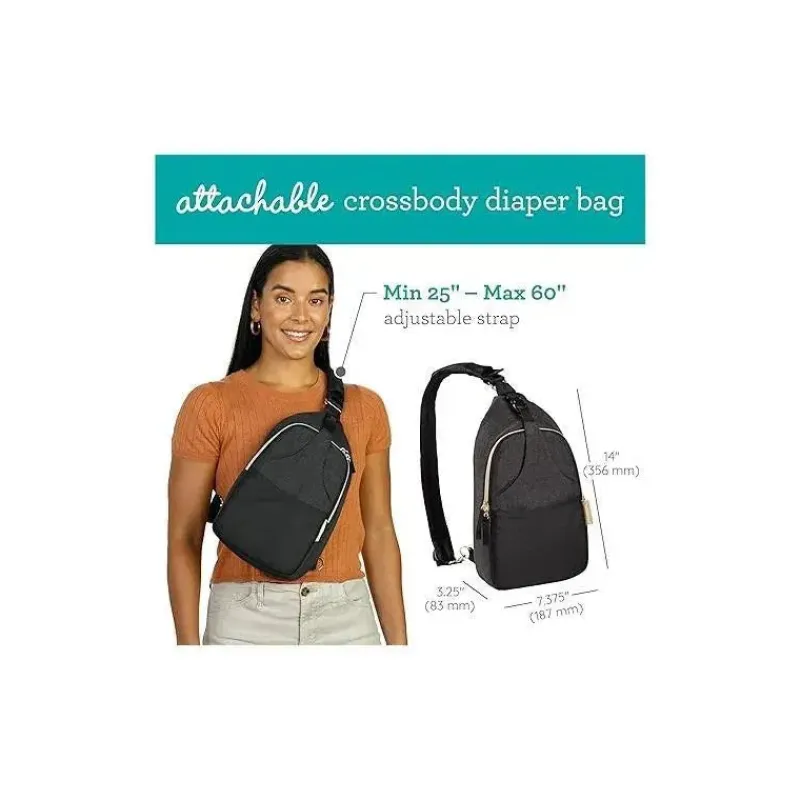 infantino__conjunto_de_bo_SKU8Ncqw76h_3.webp Infantino - Conjunto de bolsa para fraldas e porta-fraldas 4 em 1 Flip conversível Clearance