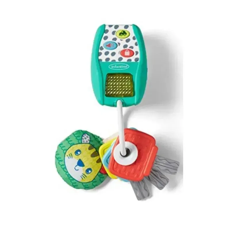 infantino__conjunto_de_ch_SKUPedQVmKw_0.webp Infantino - Conjunto de Chaves Ocupado com Luzes e Música - Brinquedo para Bebês Fashion