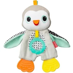 Infantino - Cuddly Teether, Penguin Clearance