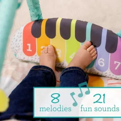 Infantino - Kick N Keys 7-In-1 Musical Piano Activity Gym Discount