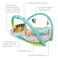 Infantino - Kick N Keys 7-In-1 Musical Piano Activity Gym Discount