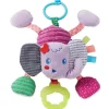 Infantino - Pull &amp; Shake Jittery Pal - Elefante Roxo - Brinquedo de bebê Fashion