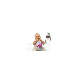 Infantino - Pull &amp; Shake Jittery Pal - Elefante Roxo - Brinquedo de bebê Fashion