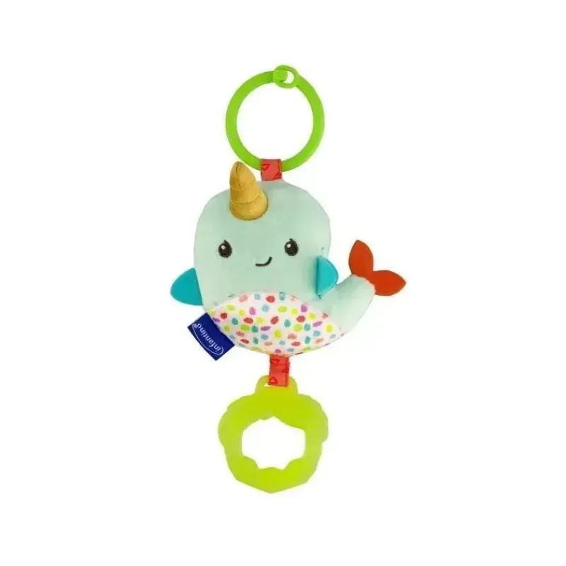 infantino__wee_wild_ones__SKU3kHTdoGF_0.webp Infantino - Wee Wild Ones Chime & Go Tag Along Pal, Narwhal Clearance