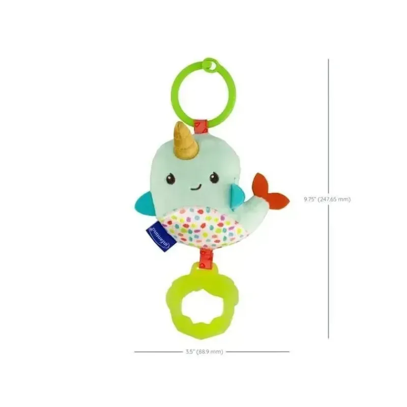infantino__wee_wild_ones__SKU3kHTdoGF_2.webp Infantino - Wee Wild Ones Chime & Go Tag Along Pal, Narwhal Clearance