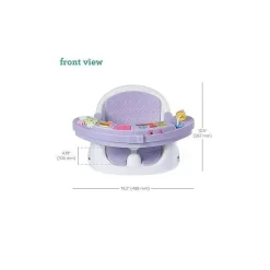 Infantino - Wee Wild Ones Music &amp; Lights 3 em 1 Discovery Seat &amp; Booster, Lavanda Fashion
