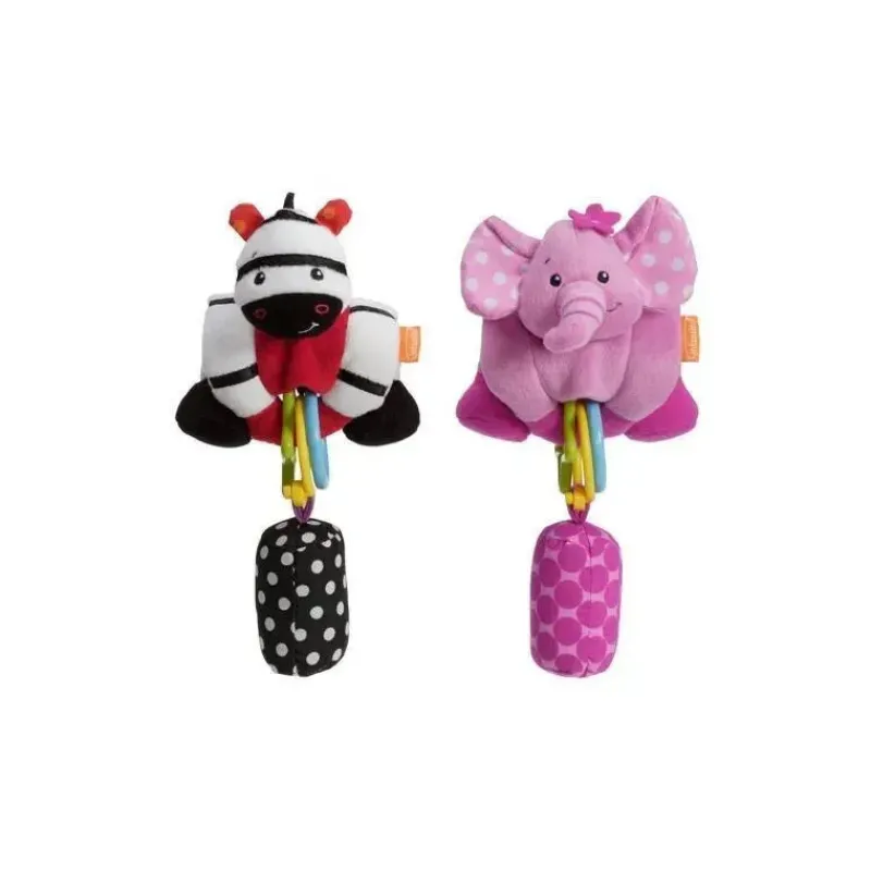 infantino__wrap_around_ch_SKUNoqC9f8V_0.webp Infantino - Wrap Around Chiming Pal (Elefante/Zebra) Item variado - 1 contagem Clearance