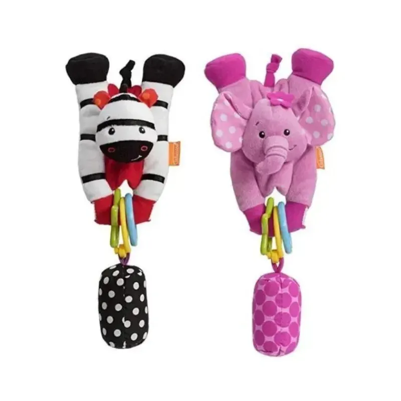 infantino__wrap_around_ch_SKUNoqC9f8V_1.webp Infantino - Wrap Around Chiming Pal (Elefante/Zebra) Item variado - 1 contagem Clearance