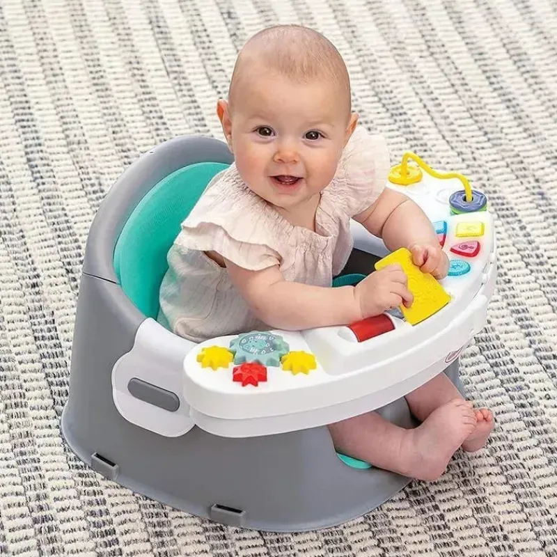 infantino_music_ampamp_li_SKUOzbcq1s4_4.webp Infantino Music & Lights 3 em 1 Discovery Assento & Booster, Assento Infantil e Cadeira de Alimentação Clearance