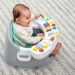 Infantino Music & Lights 3 em 1 Discovery Assento & Booster, Assento Infantil e Cadeira de Alimentação Clearance