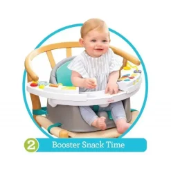 Infantino Music & Lights 3 em 1 Discovery Assento & Booster, Assento Infantil e Cadeira de Alimentação Clearance