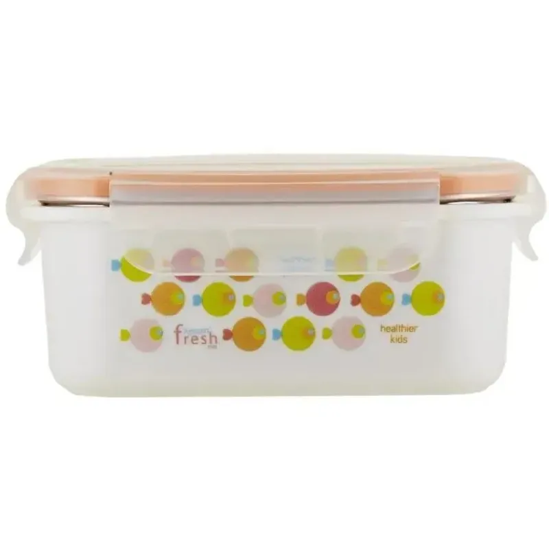 innobaby_keepin_fresh_lan_SKU2b15dKaL_0.webp Innobaby Keepin' Fresh Lancheira Bento de aço inoxidável/recipiente de comida, laranja/peixe Online